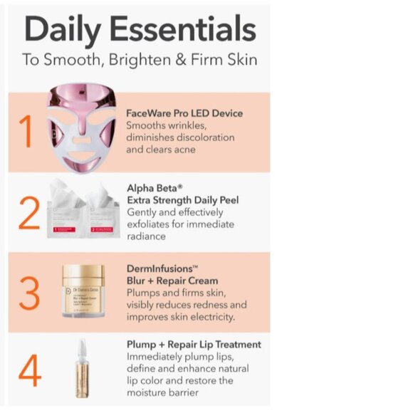 Dr. Dennis Gross Plump Glow Collagen Boost FaceWare Pro Mask Set Pink - Limited - Picture 12 of 15